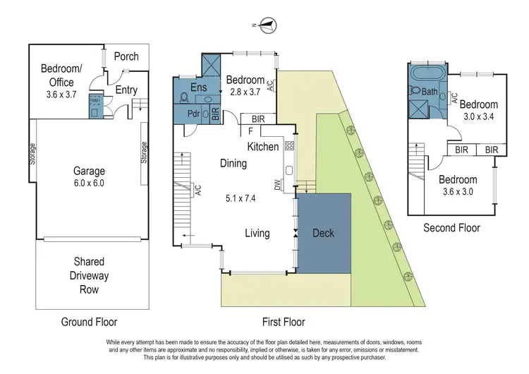 Floorplan of Homely townhouse listing, 5/218 Blackburn Road, Doncaster East VIC 3109