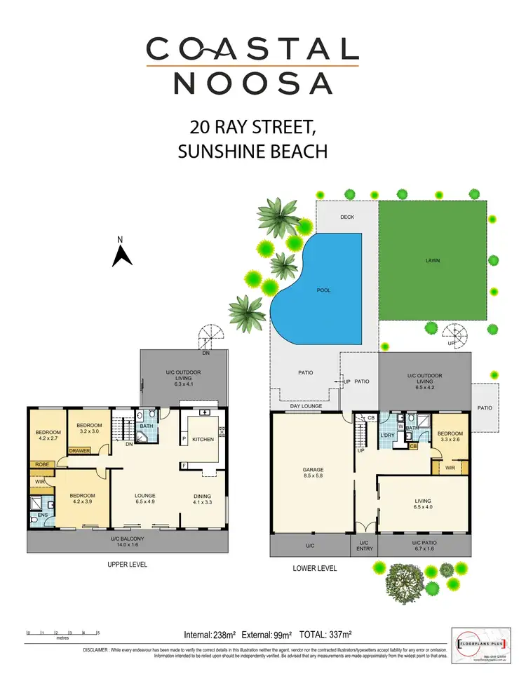 Floorplan of Homely house listing, 20 Ray Street, Sunshine Beach QLD 4567
