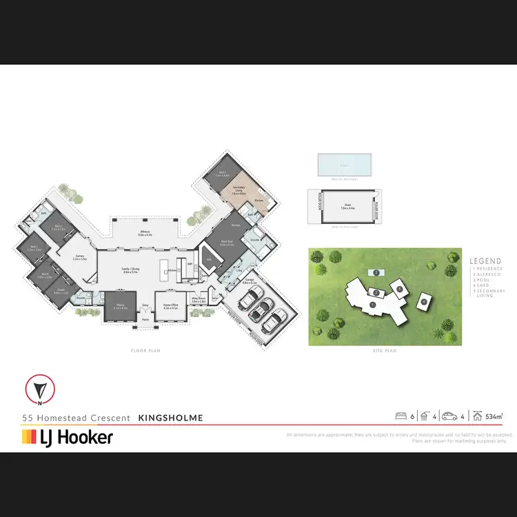 Floorplan of Homely house listing, 55 Homestead Crescent, Kingsholme QLD 4208