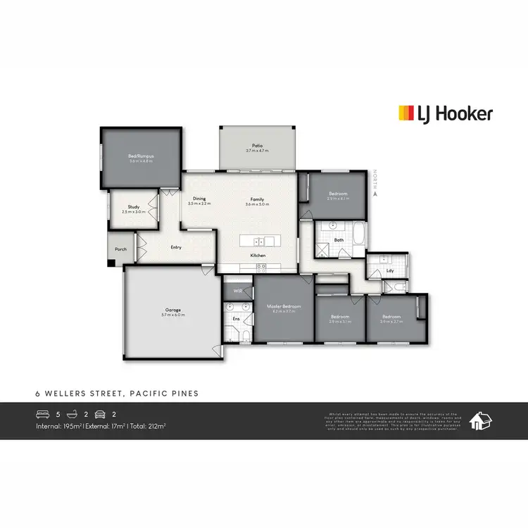 Floorplan of Homely house listing, 6 Wellers Street, Pacific Pines QLD 4211