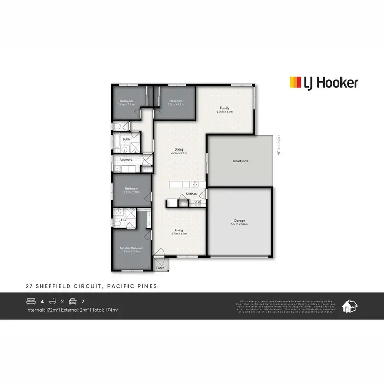 Floorplan of Homely house listing, 27 Sheffield Circuit, Pacific Pines QLD 4211