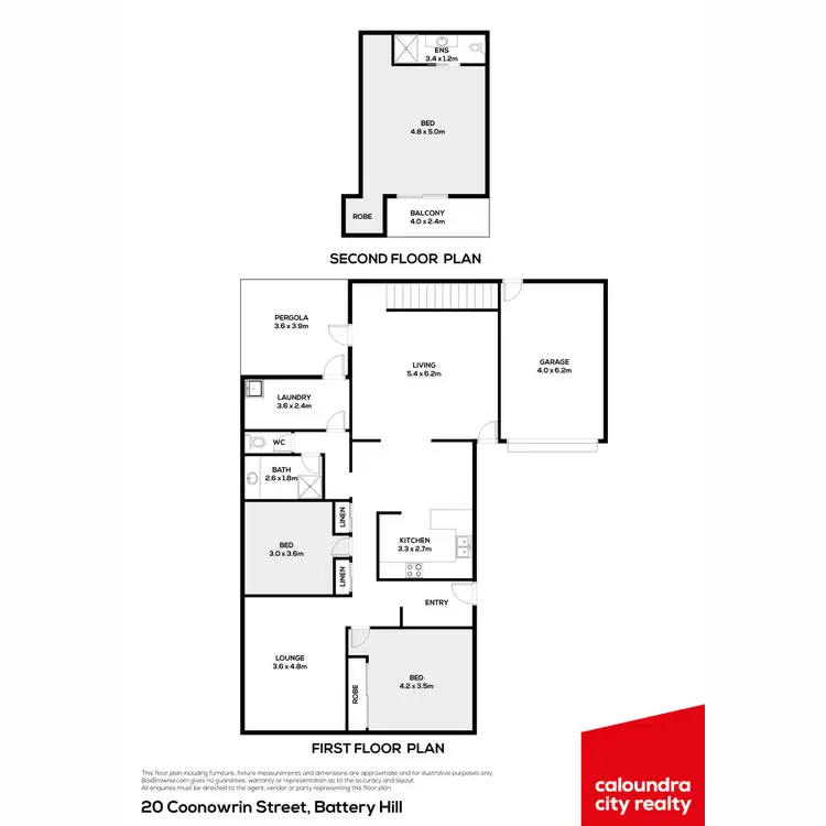 Floorplan of Homely house listing, 20 Coonowrin Street, Battery Hill QLD 4551