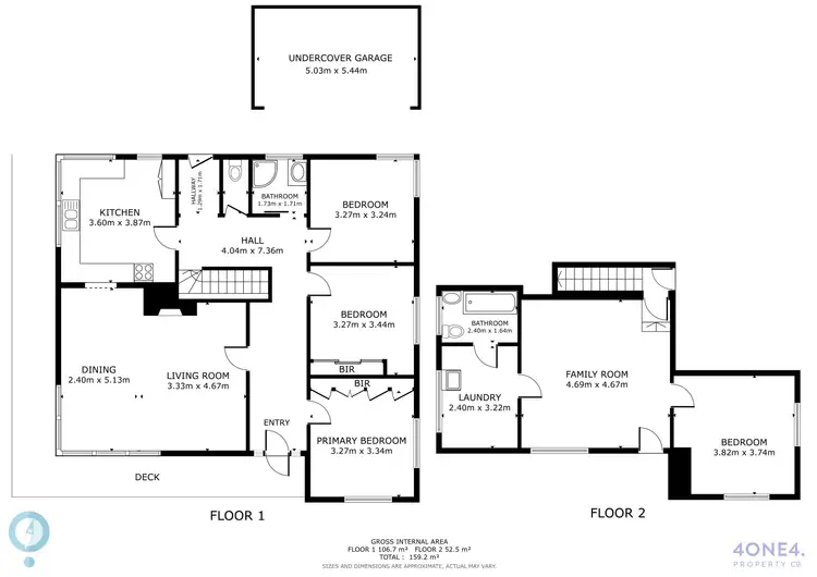 Floorplan of Homely house listing, 10 Tianna Road, Lindisfarne TAS 7015