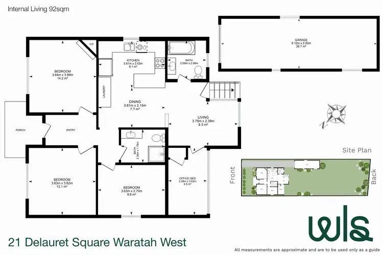 Floorplan of Homely house listing, 21 Delauret Square, Waratah West NSW 2298