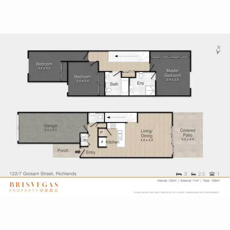 Floorplan of Homely townhouse listing, 122/7 Giosam Street, Richlands QLD 4077