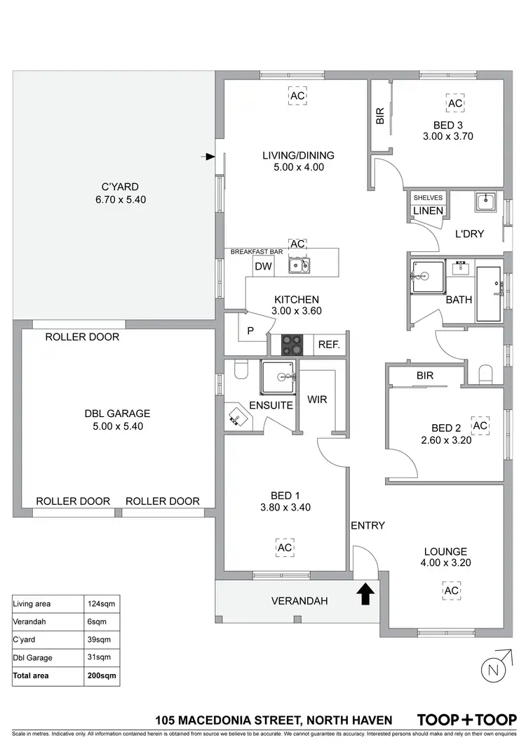 Floorplan of Homely house listing, 105 Macedonia Street, North Haven SA 5018