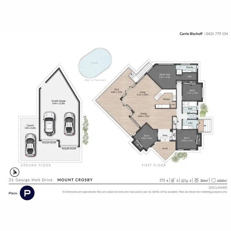Floorplan of Homely house listing, 31 George Holt Drive, Mount Crosby QLD 4306