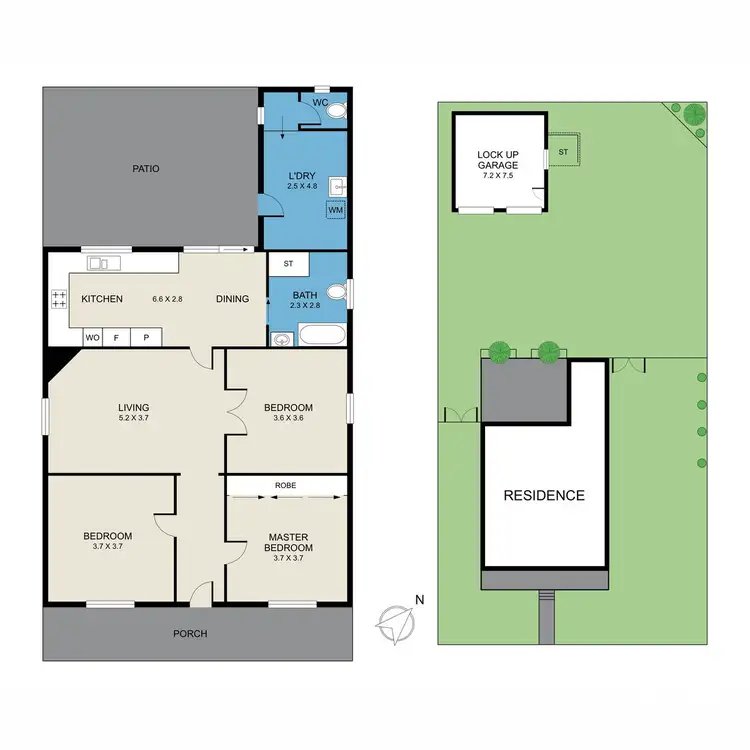 Floorplan of Homely house listing, 14 Daniel Street, Cessnock NSW 2325