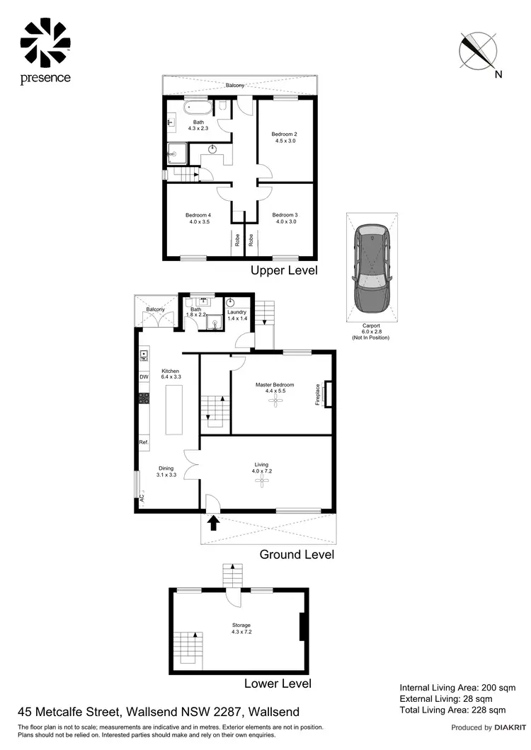 Floorplan of Homely house listing, 45 Metcalfe Street, Wallsend NSW 2287