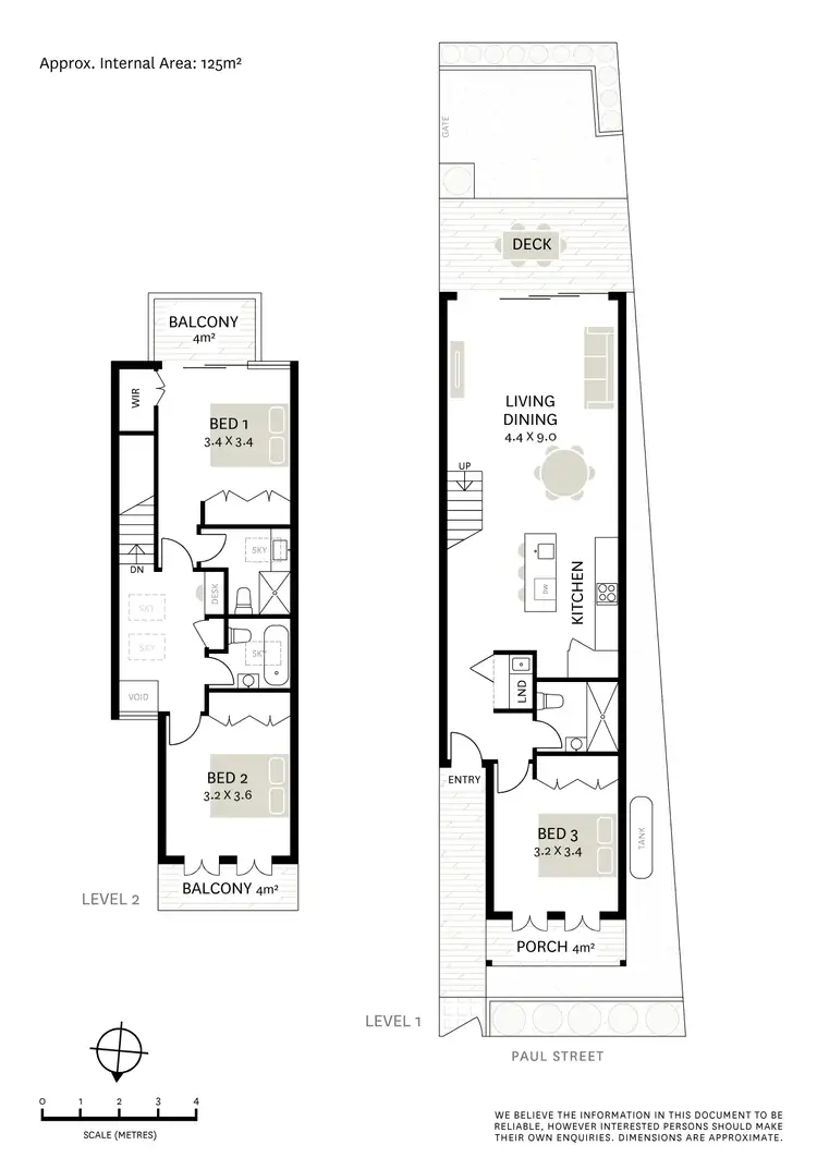 Floorplan of Homely house listing, 14A Paul Street, Balmain East NSW 2041