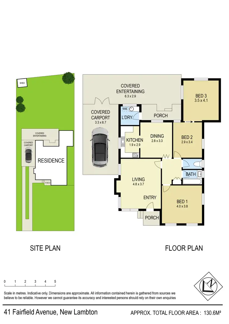 Floorplan of Homely house listing, 41 Fairfield Avenue, New Lambton NSW 2305
