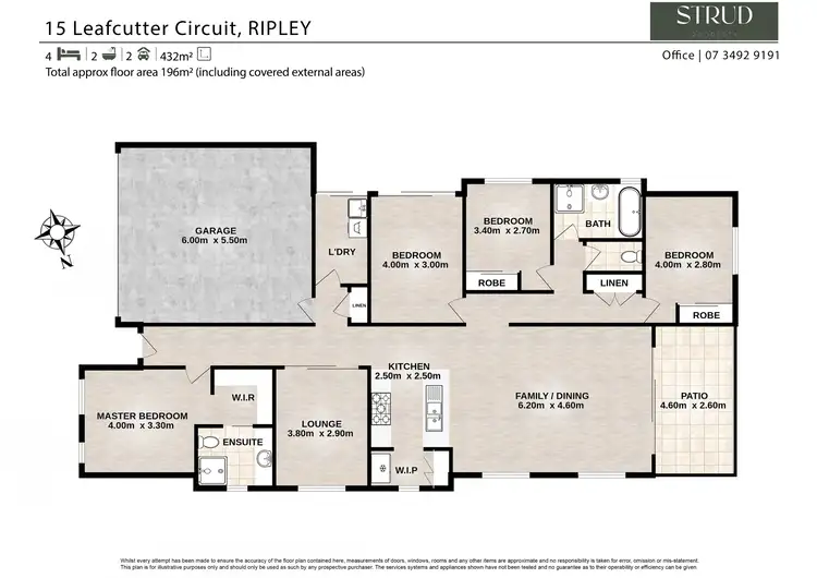 Floorplan of Homely house listing, 15 Leafcutter Circuit, Ripley QLD 4306