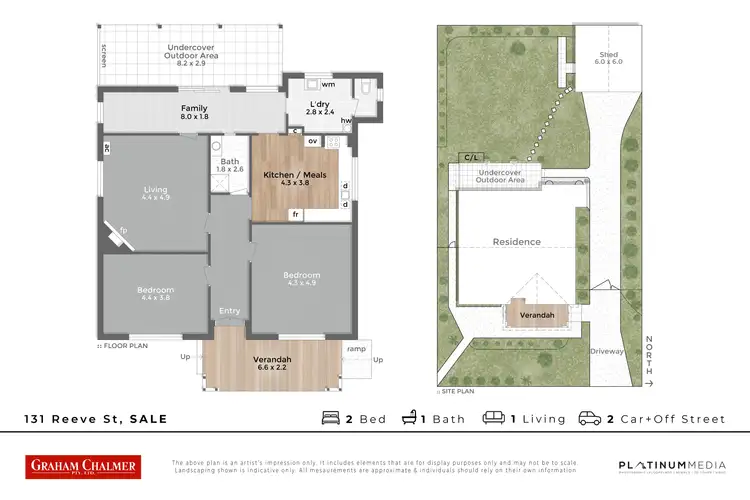 Floorplan of Homely house listing, 131-133 Reeve Street, Sale VIC 3850