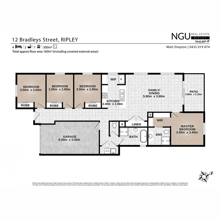 Floorplan of Homely house listing, 12 Bradleys Street, Ripley QLD 4306