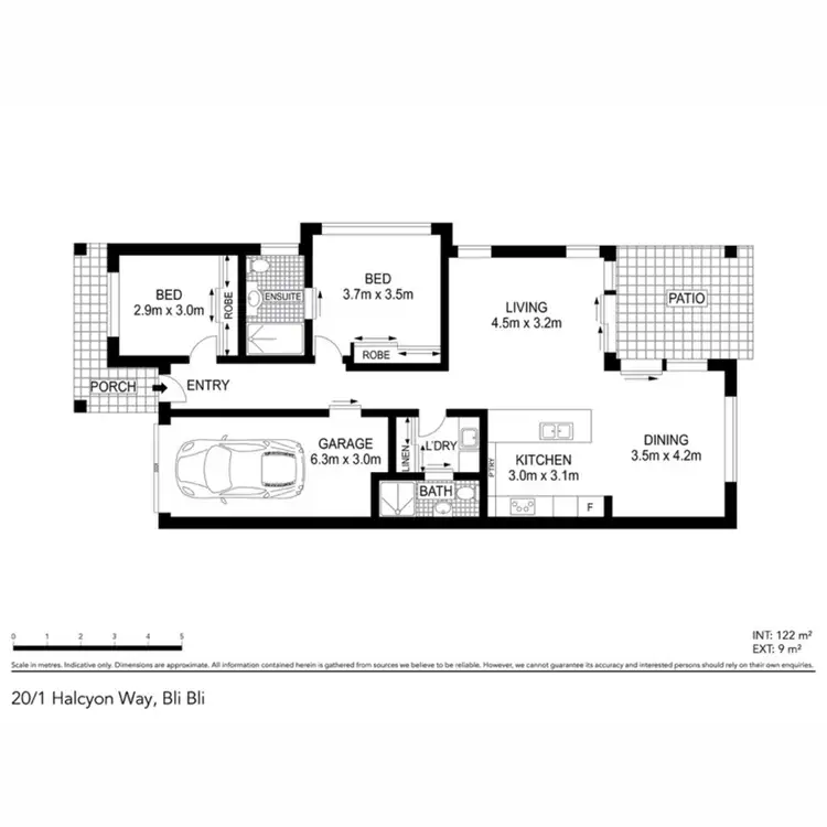 Floorplan of Homely house listing, 20/1 Halcyon Way, Bli Bli QLD 4560