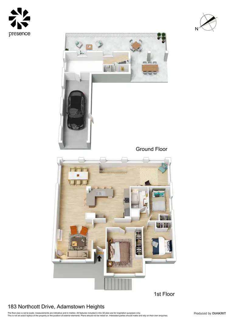 Floorplan of Homely house listing, 183 Northcott Drive, Adamstown Heights NSW 2289