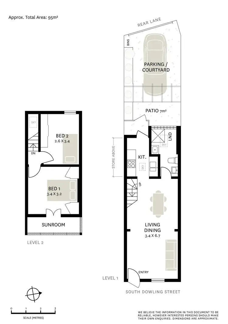 Floorplan of Homely terrace listing, 371 South Dowling Street, Darlinghurst NSW 2010