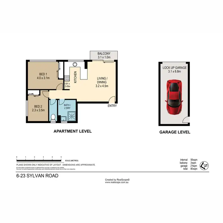Floorplan of Homely unit listing, 6/23 Sylvan Road, Toowong QLD 4066