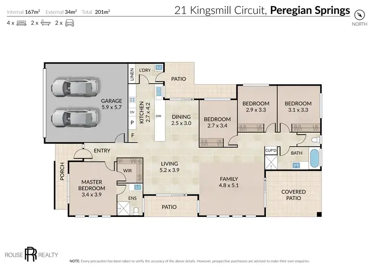 Floorplan of Homely house listing, 21 Kingsmill Circuit, Peregian Springs QLD 4573