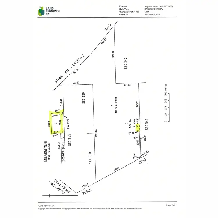 Floorplan of Homely rural property listing, 277 Lang Road, Caltowie West SA 5490