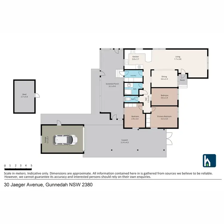 Floorplan of Homely house listing, 30 Jaeger Avenue, Gunnedah NSW 2380