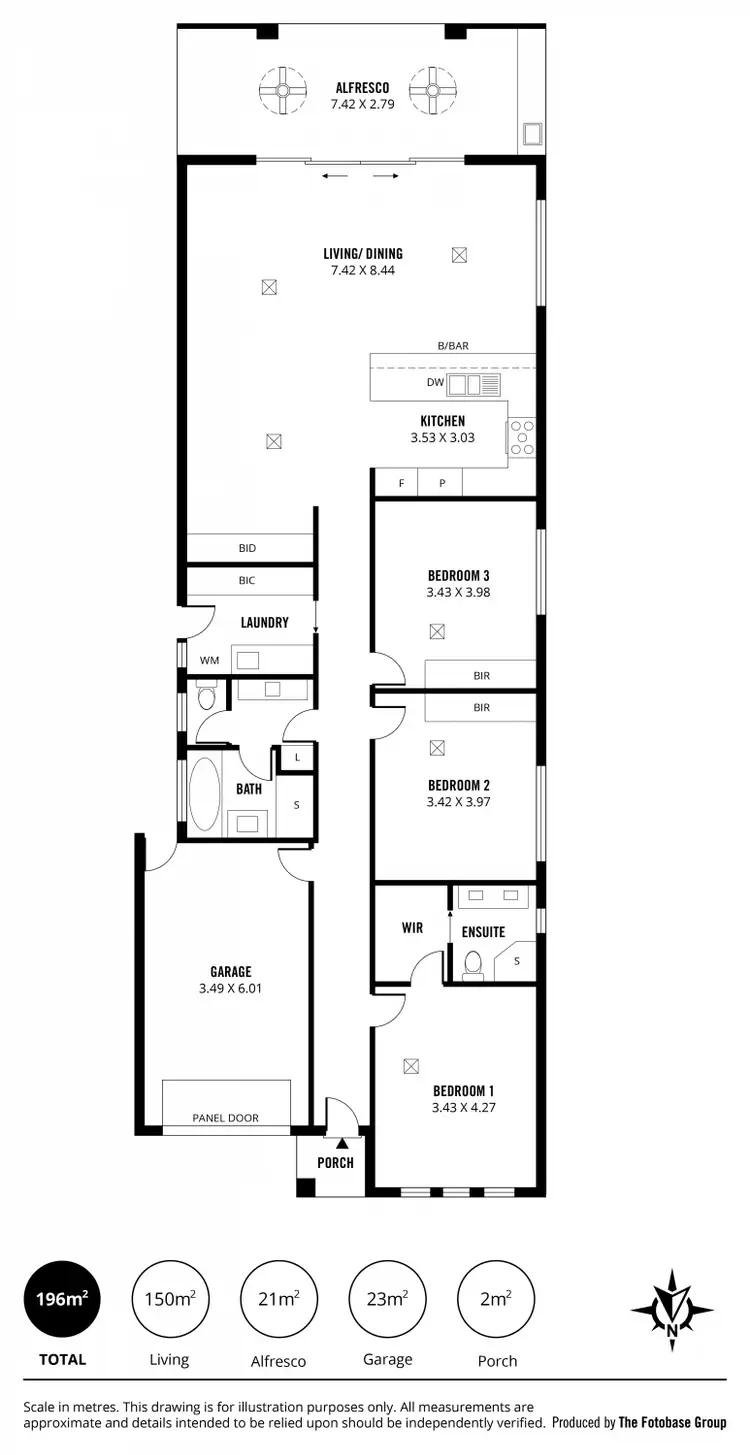 Floorplan of Homely house listing, 8B Hawker Avenue, Plympton Park SA 5038