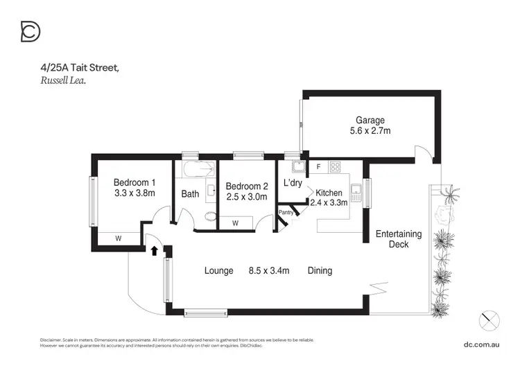 Floorplan of Homely villa listing, 4/25A Tait Street, Russell Lea NSW 2046