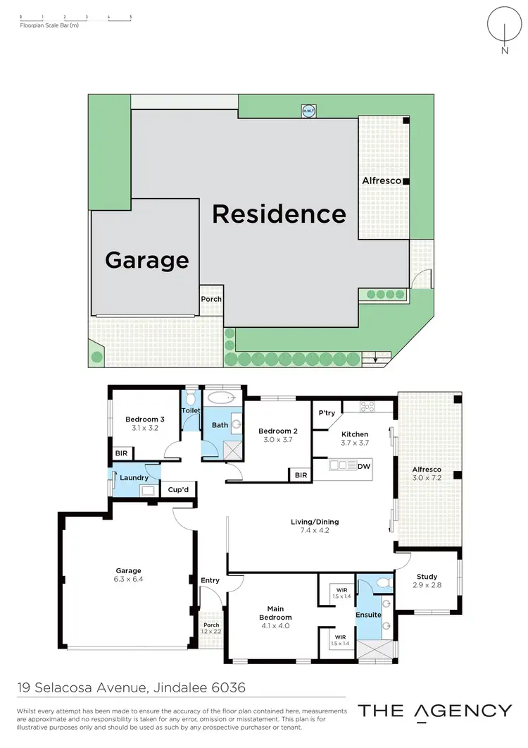 Floorplan of Homely house listing, 19 Selacosa Avenue, Jindalee WA 6036