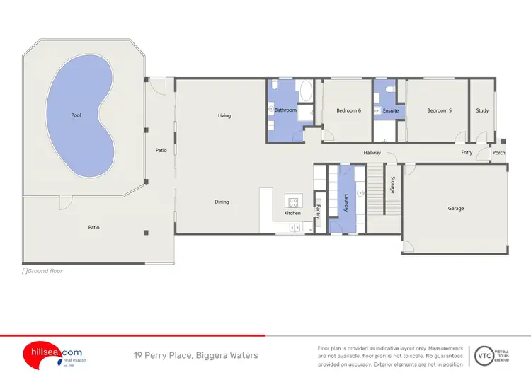Floorplan of Homely house listing, 19 Perry Place, Biggera Waters QLD 4216