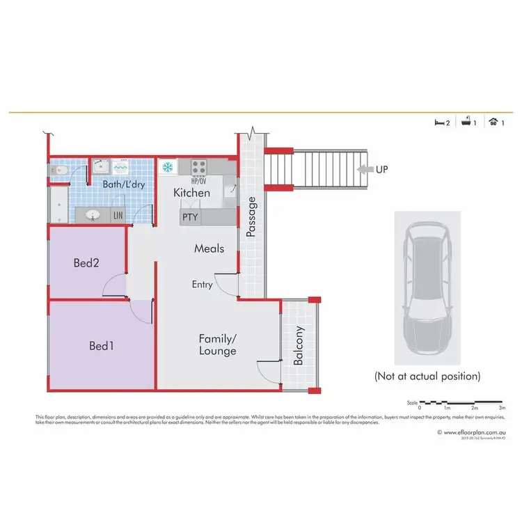 Floorplan of Homely apartment listing, 14/25 Drabble Road, Scarborough WA 6019