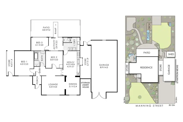 Floorplan of Homely house listing, 47 Manning Street, Mosman Park WA 6012