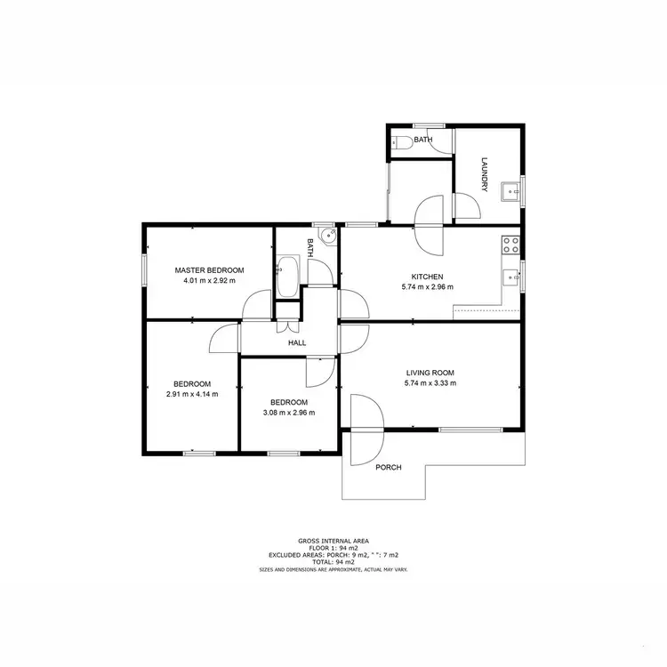 Floorplan of Homely house listing, 24 Smith Street, Millicent SA 5280