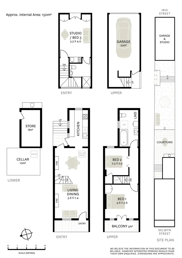 Floorplan of Homely terrace listing, 24 Selwyn Street, Paddington NSW 2021