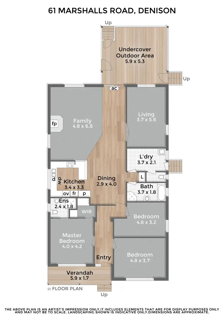 Floorplan of Homely house listing, 61 Marshalls Road, Denison VIC 3858