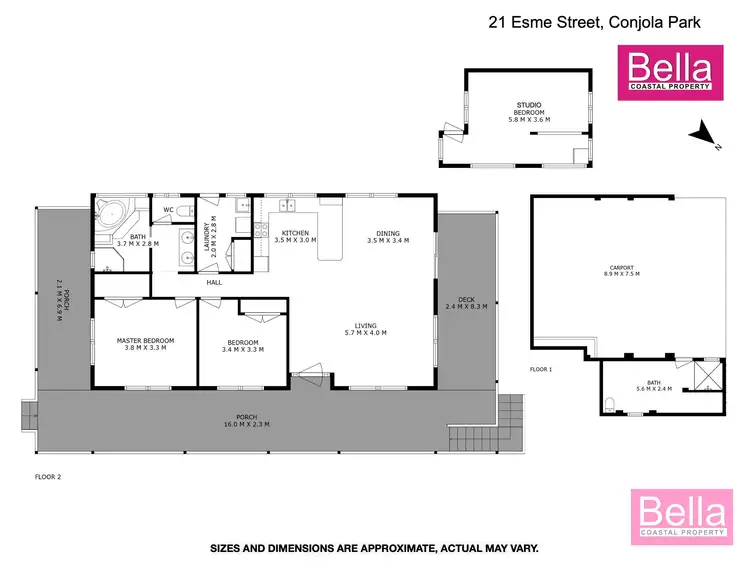 Floorplan of Homely house listing, 21 Esme Street, Conjola Park NSW 2539