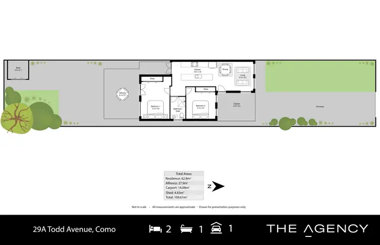 Floorplan of Homely villa listing, 29a Todd Avenue, Como WA 6152
