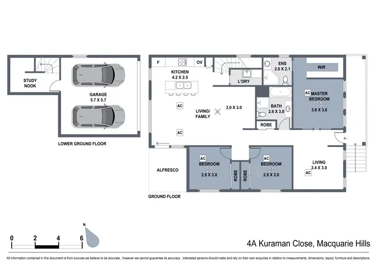 Floorplan of Homely house listing, 4A Kuraman Close, Macquarie Hills NSW 2285