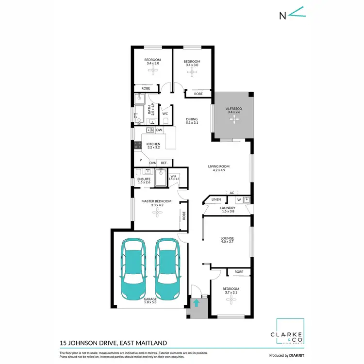 Floorplan of Homely house listing, 15 Johnson Drive, East Maitland NSW 2323