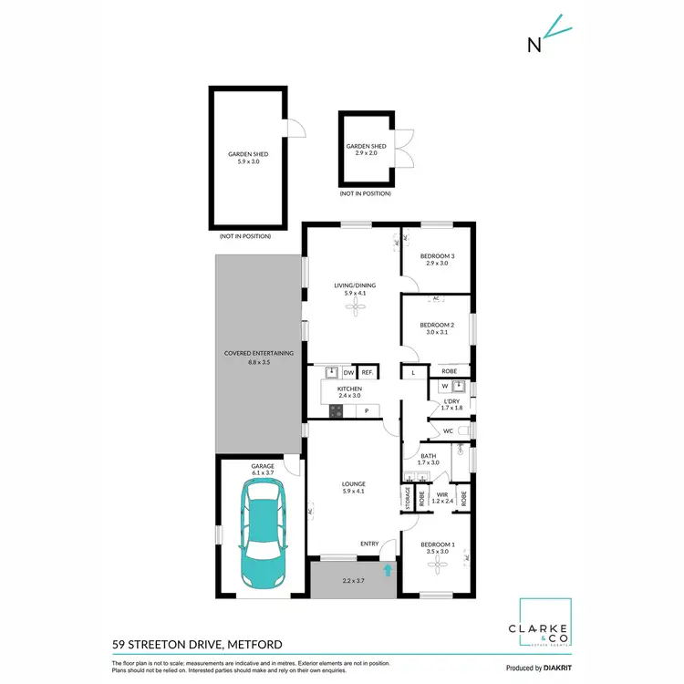 Floorplan of Homely house listing, 59 Streeton Drive, Metford NSW 2323