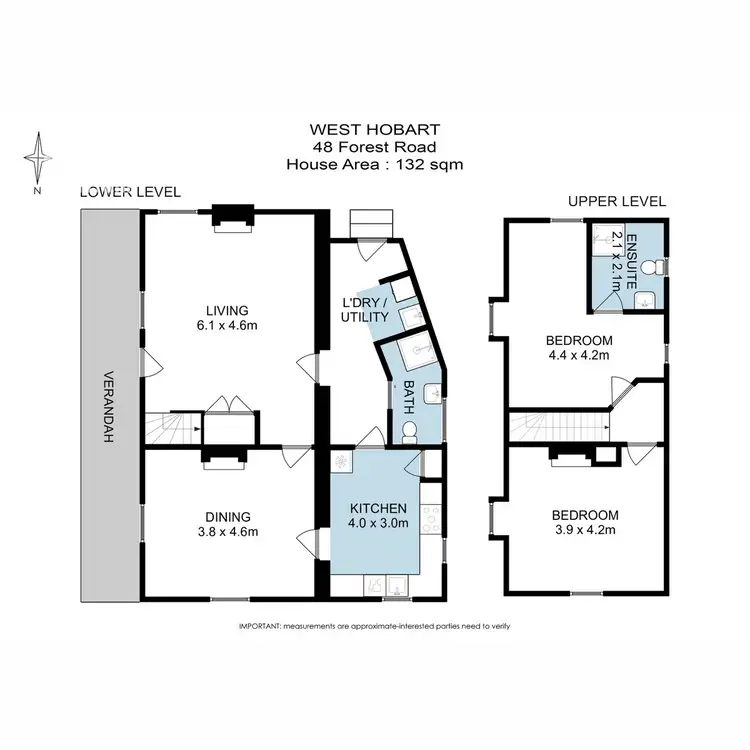 Floorplan of Homely house listing, 48 Forest Road, West Hobart TAS 7000