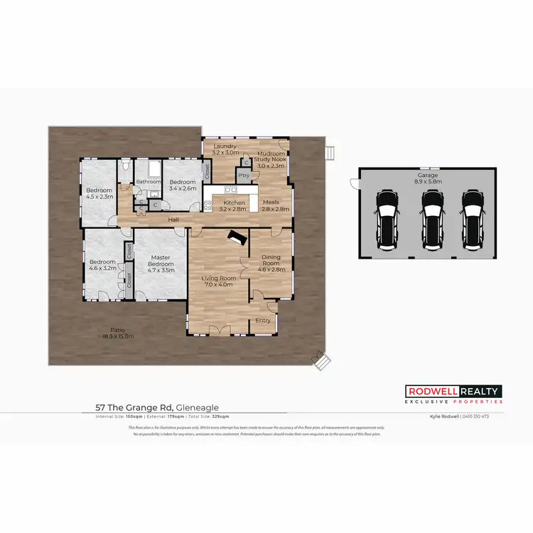 Floorplan of Homely house listing, 57 The Grange Road, Gleneagle QLD 4285