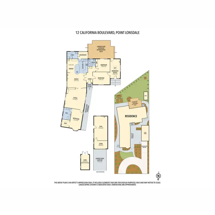Floorplan of Homely house listing, 12 California Boulevard, Point Lonsdale VIC 3225