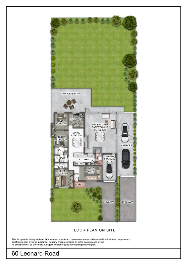 Floorplan of Homely house listing, 60 Leonard Road, Hanwood NSW 2680