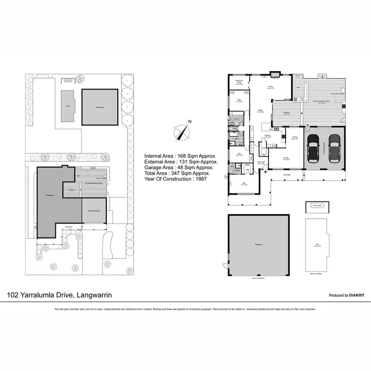 Floorplan of Homely house listing, 102 Yarralumla Drive, Langwarrin VIC 3910