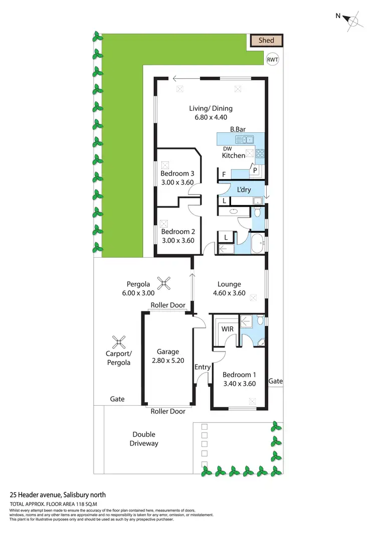 Floorplan of Homely house listing, 25 Header Avenue, Salisbury North SA 5108