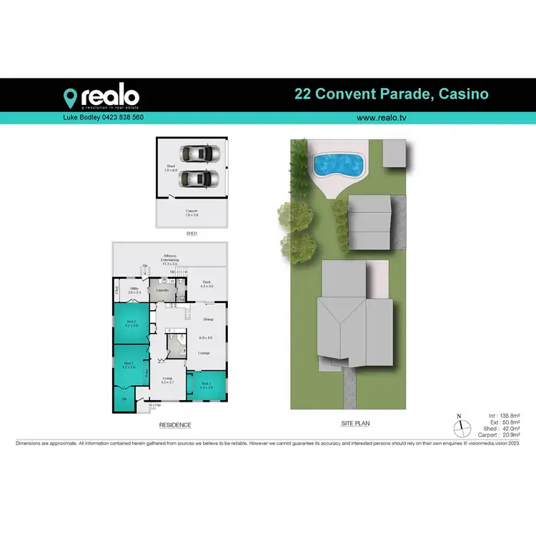Floorplan of Homely house listing, 22 Convent Parade,, Casino NSW 2470