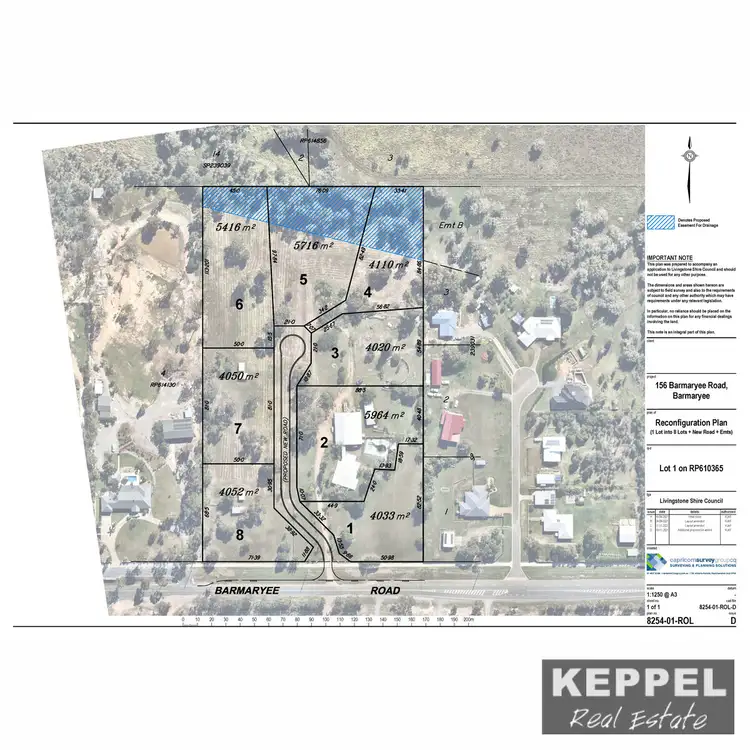 Floorplan of Homely land listing, LOT 8, 156 Barmaryee Road, Yeppoon QLD 4703