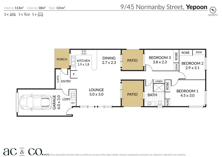 Floorplan of Homely unit listing, 9/45 Normanby Street, Yeppoon QLD 4703