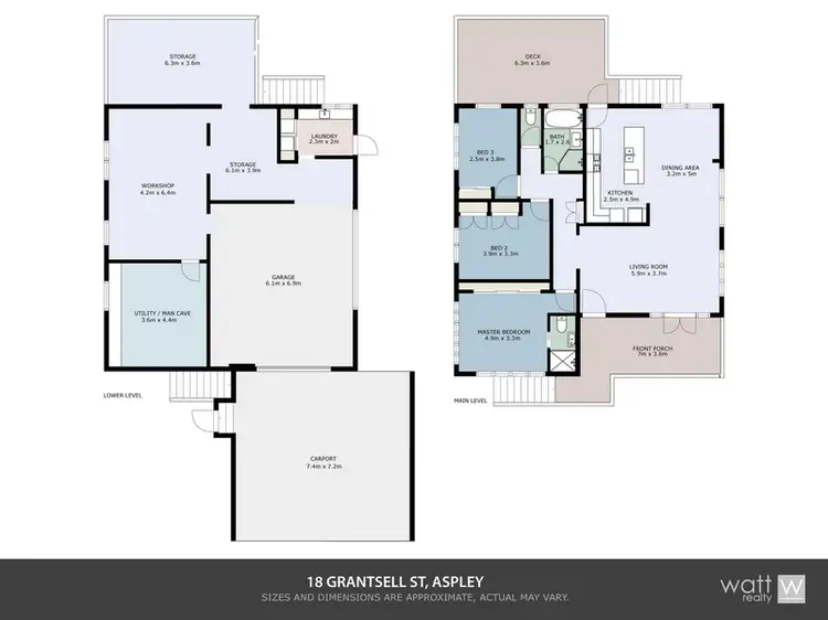 Floorplan of Homely house listing, 18 Grantsell Street, Aspley QLD 4034