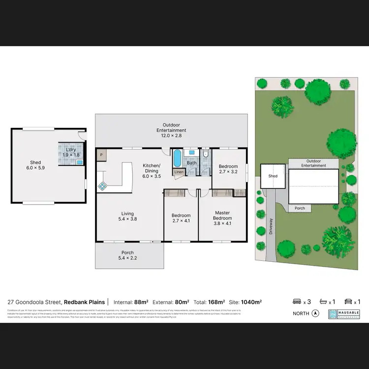 Floorplan of Homely house listing, 27 Goondoola Street, Redbank Plains QLD 4301